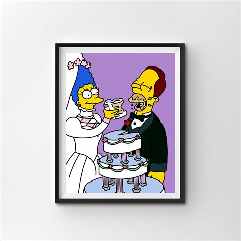 marge simpson wedding dress.